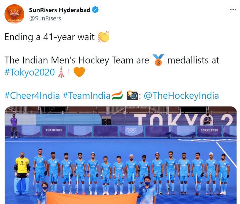 here the reactions of celebrities after India hockey bronze