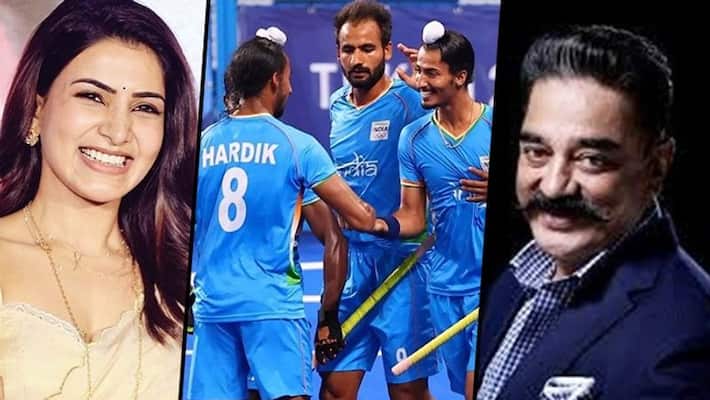 Samantha Akkineni to Kamal Haasan: South celebs congratulate Indian men's hockey team for Olympics win RCB Samantha Akkineni to Kamal Haasan: South celebs congratulate Indian men's hockey team for Olympics win RCB