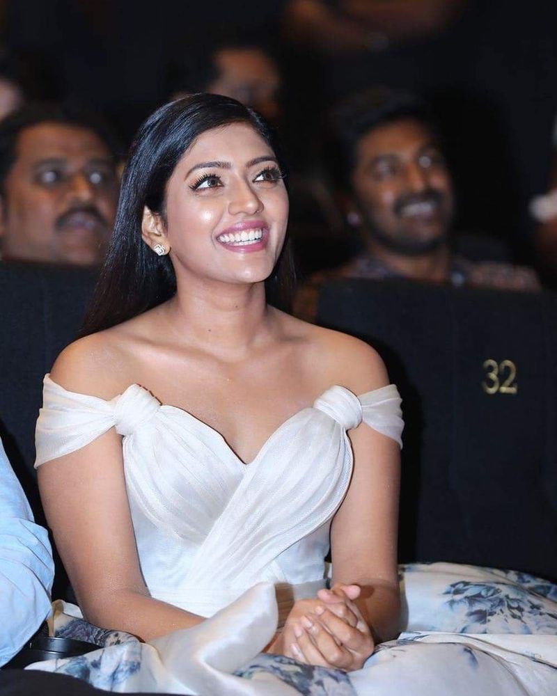 eesha rebba thighs show with workout small dress looks stunning