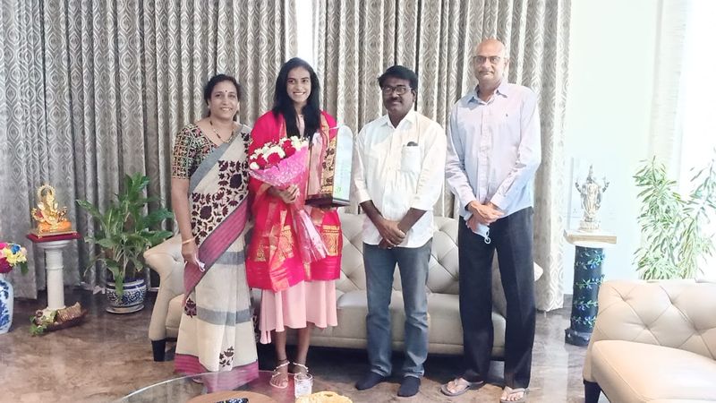 Minister Puvvada Ajay Kumar Congratulates PV Sindhu akp