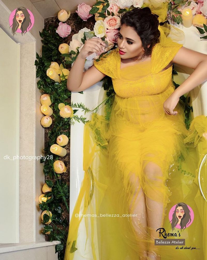bharathi kannama farina bath dub pregnancy photo shoot