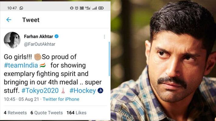 Tokyo Olympics 2020, Farhan Akhtar gets trolled for his mistake while wishing Indian Men Hockey team Tokyo Olympics 2020, Farhan Akhtar gets trolled for his mistake while wishing Indian Men Hockey team