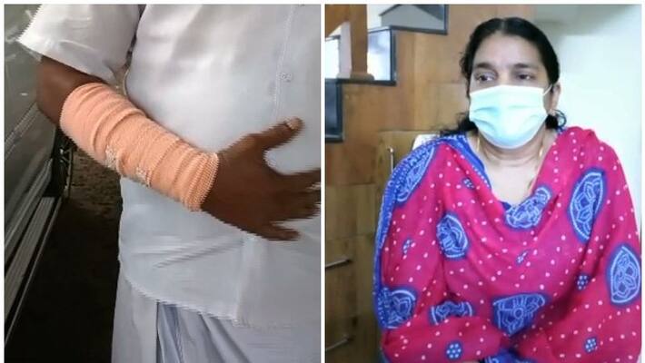 case registered against congress leader for attacking bank manager case registered against congress leader for attacking bank manager