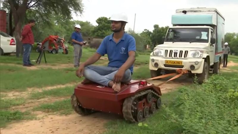 Club First invented a multiple purpose robot can be used for rescue operations, firefighting, agriculture & defense