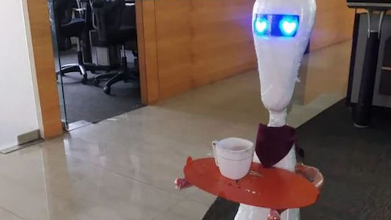 Club First invented a multiple purpose robot can be used for rescue operations, firefighting, agriculture & defense
