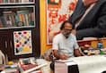 Renowned Phad artist from Kalyan Joshi is making Phad paintings on the themes of Covid 19 and Tokyo Olympics these days