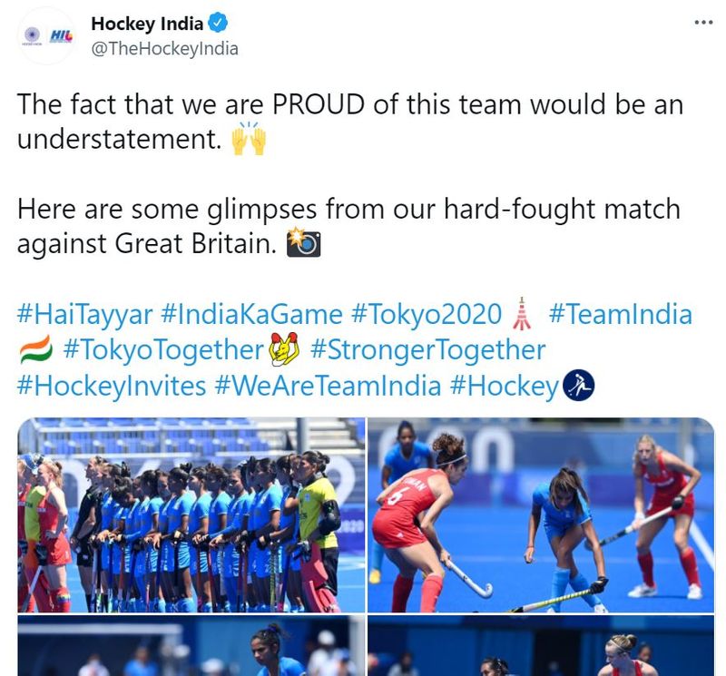 Social Media reacts India loss against Britain in Women Hockey
