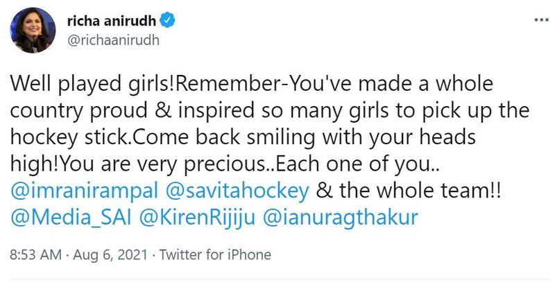 Social Media reacts India loss against Britain in Women Hockey