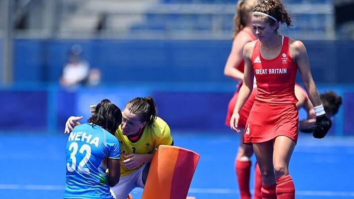 Women hockey match between India and Great Britain captures spirit of Olympics ckm Women hockey match between India and Great Britain captures spirit of Olympics ckm