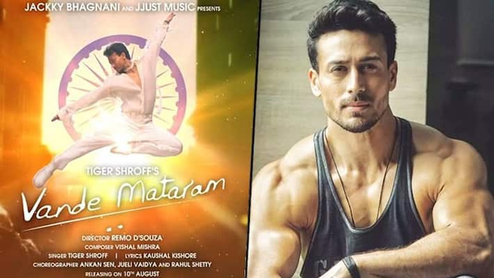 Tiger Shroff, Jackky Bhagnani unveil poster of patriotic anthem, Vande Mataram RCB Tiger Shroff, Jackky Bhagnani unveil poster of patriotic anthem, Vande Mataram RCB