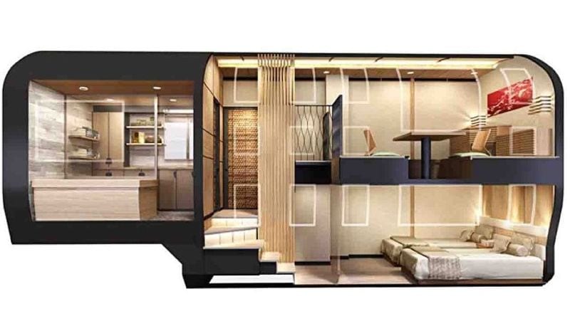 World s first private luxury train, created by French designer Thierry Gaugain ALB