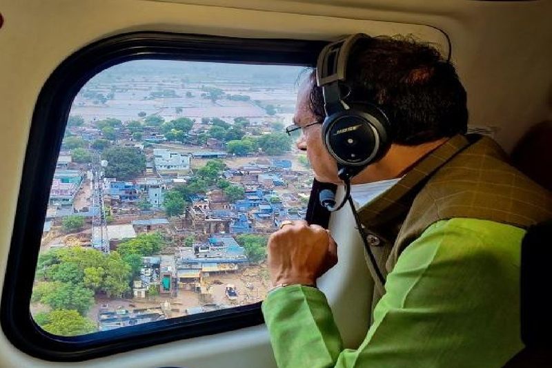 Madhya Pradesh rescue operation photos of heavy rains and flood