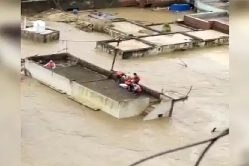 Madhya Pradesh rescue operation photos of heavy rains and flood