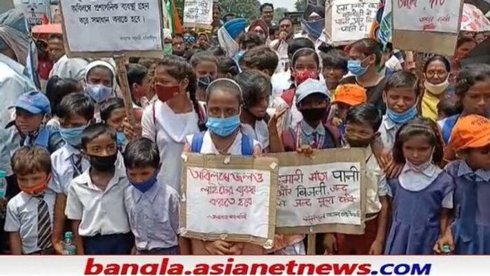 Students have also been involved in the TMC movement against the central government during Covid Situation RTB Students have also been involved in the TMC movement against the central government during Covid Situation RTB