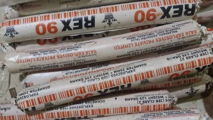 Prohibited ammunition seized from Kozhikode quarry Prohibited ammunition seized from Kozhikode quarry