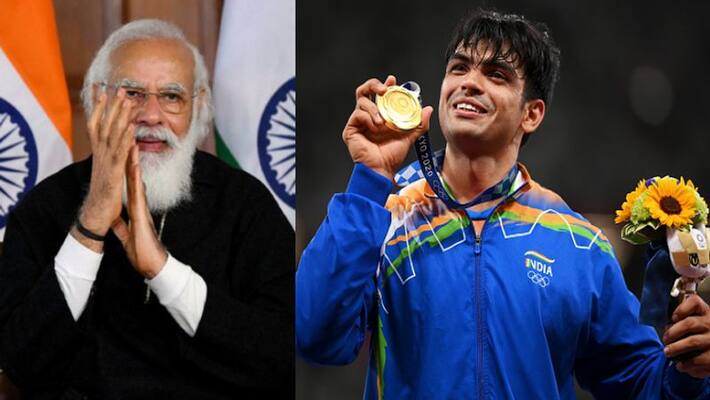 History has been scripted PM narendra Modi tweets after Neeraj Chopra wins gold in Tokyo Olympics ksp History has been scripted PM narendra Modi tweets after Neeraj Chopra wins gold in Tokyo Olympics ksp