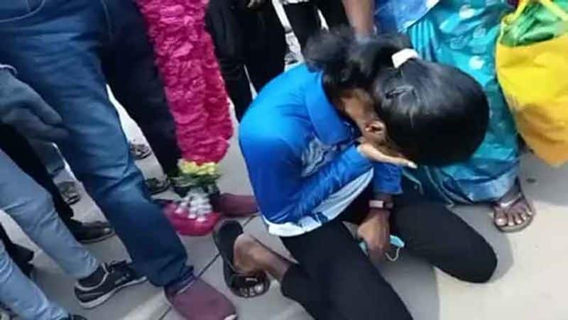 olympic athlet dhanalakshmi Crying in trichy airport