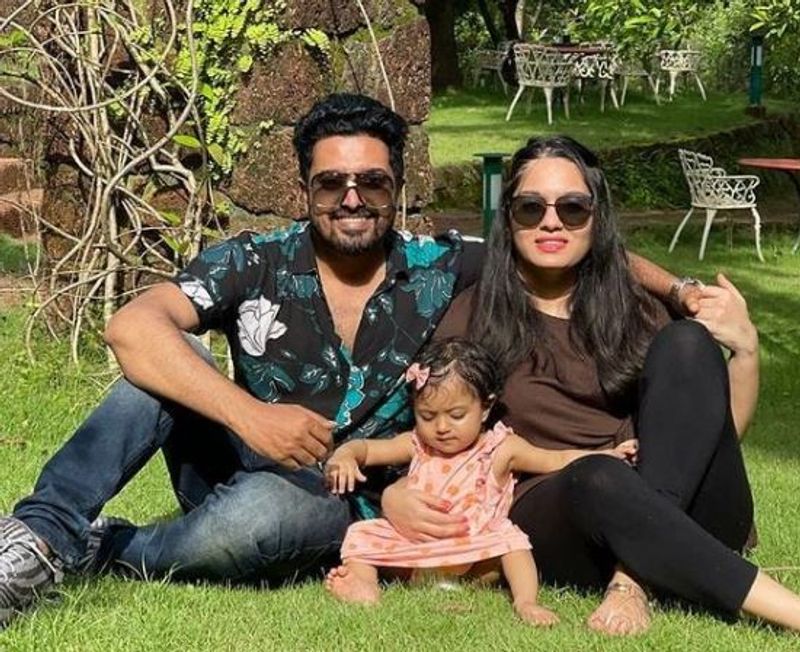 Kannada actor Skanda Ashok celebrates daughter Vishika first birthday in Maldives vcs