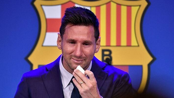 Lionel Messi in tears as he says goodbye to Barcelona-VPN Lionel Messi in tears as he says goodbye to Barcelona-VPN