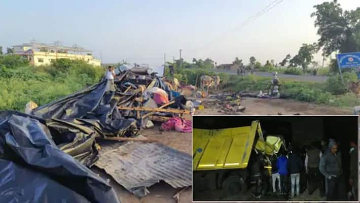 8 killed in a dangerous road accident in Gujarat Amreli 8 killed in a dangerous road accident in Gujarat Amreli