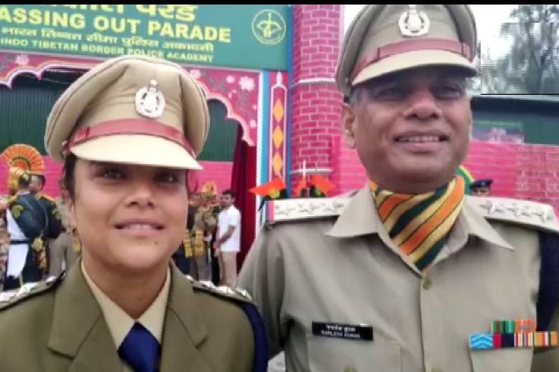 Dehradun inspector father salutes commander officer daughter in ITBP passing out parade