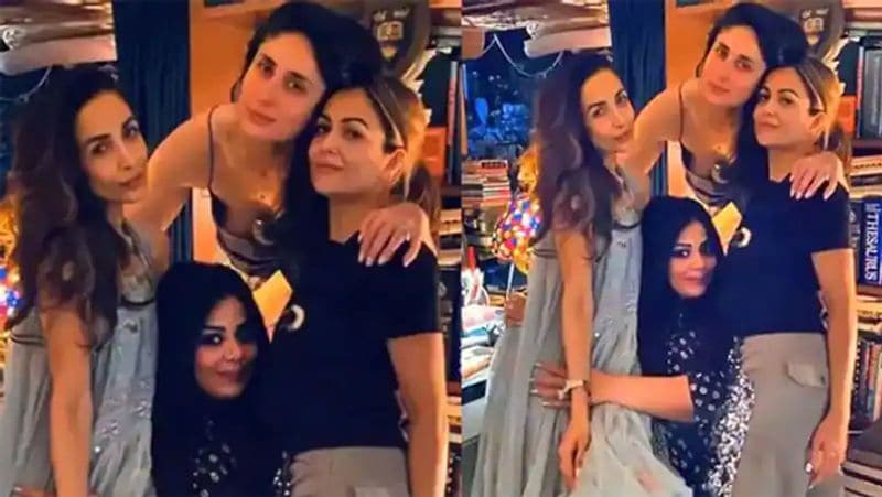Kareena Kapoor party with sister Karisma Kapoor, Amrita Arora, Shahrukh Khan and Gauri Khan