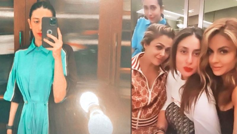 Kareena Kapoor party with sister Karisma Kapoor, Amrita Arora, Shahrukh Khan and Gauri Khan