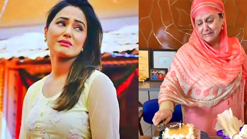 Hina Khan celebrated fathers birth anniversary with her mother and sharing an emotional note