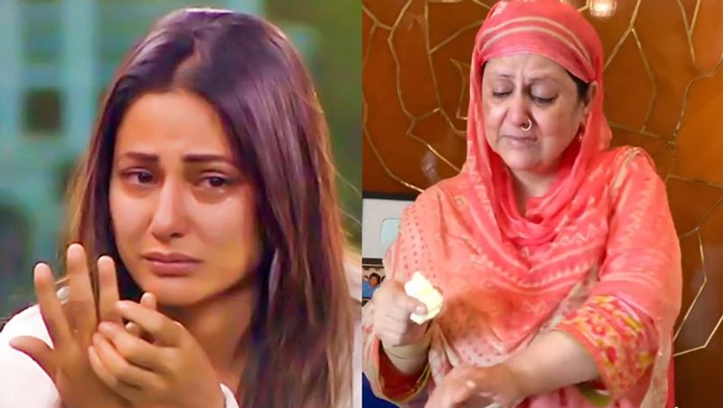 Hina Khan celebrated fathers birth anniversary with her mother and sharing an emotional note