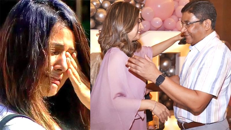 Hina Khan celebrated fathers birth anniversary with her mother and sharing an emotional note