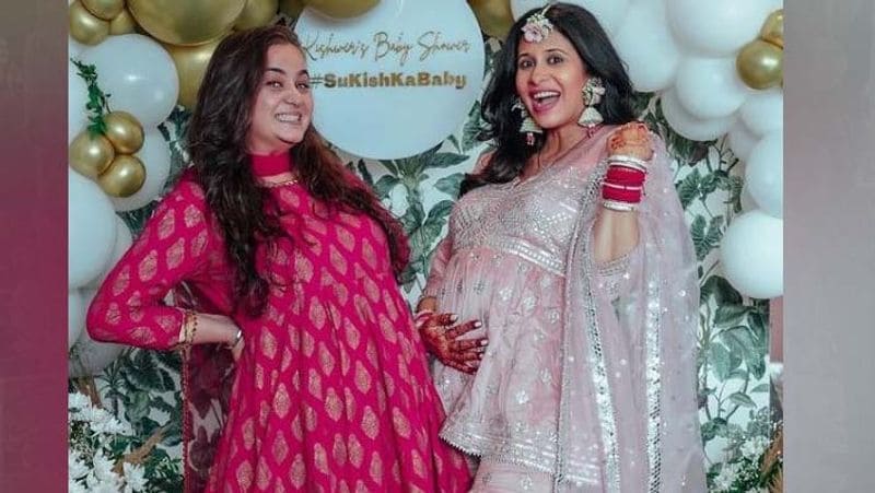 pregnant kishwer merchant got romantic with husband Suyyash Rai at friends wedding
