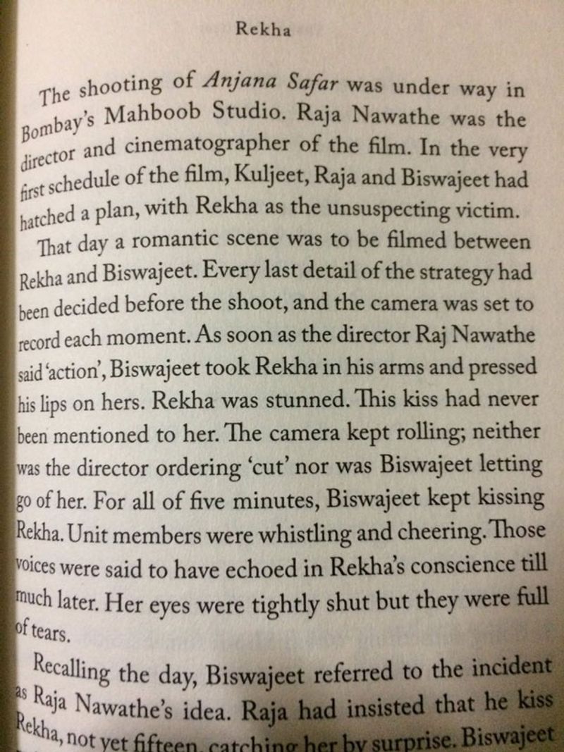 When 30-year-old actor forcibly kissed 15-year-old Rekha; becomes victim of on-set molestation RCB