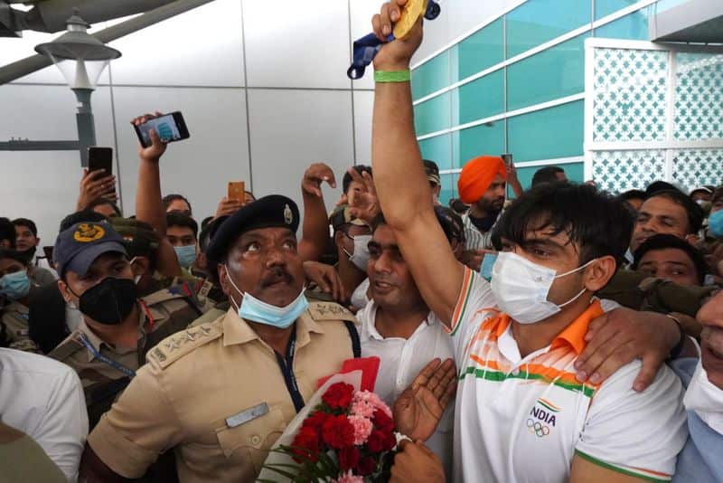 Tokyo Olympics: Neeraj Chopra returns home, nation cheers for the golden boy of India