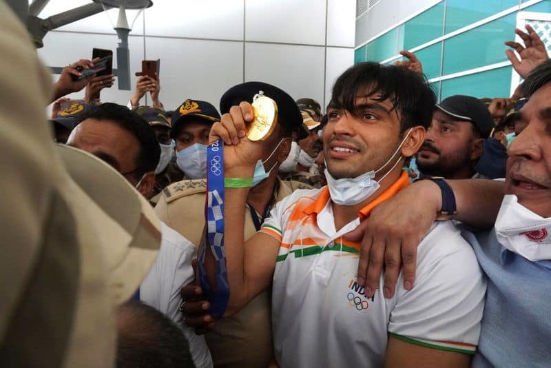 Tokyo Olympics: Neeraj Chopra returns home, nation cheers for the golden boy of India