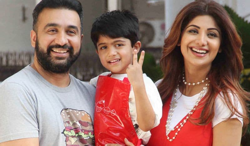 Shilpa Shettys son Viaan shares emotional post after father Raj Kundra gets bail dpl