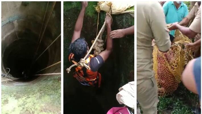 fire and rescue rescued women from 50 feet under well fire and rescue rescued women from 50 feet under well
