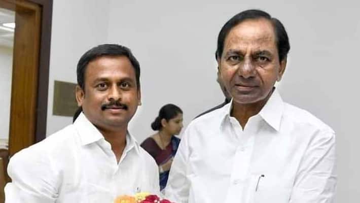 KCR announces Gellu Srinivas Yadav as Huzurabad bypoll candidate KCR announces Gellu Srinivas Yadav as Huzurabad bypoll candidate