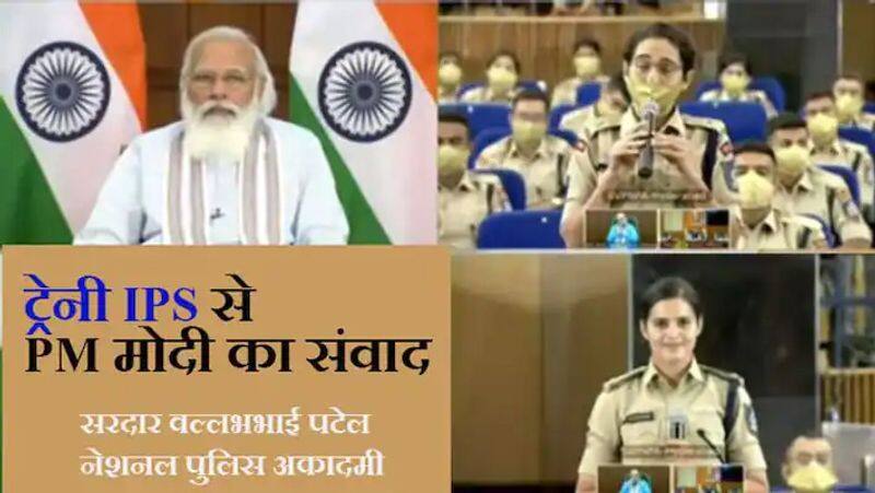 PM Modi interacts with IPS probationers at Sardar Vallabhbhai Patel National Police Academy