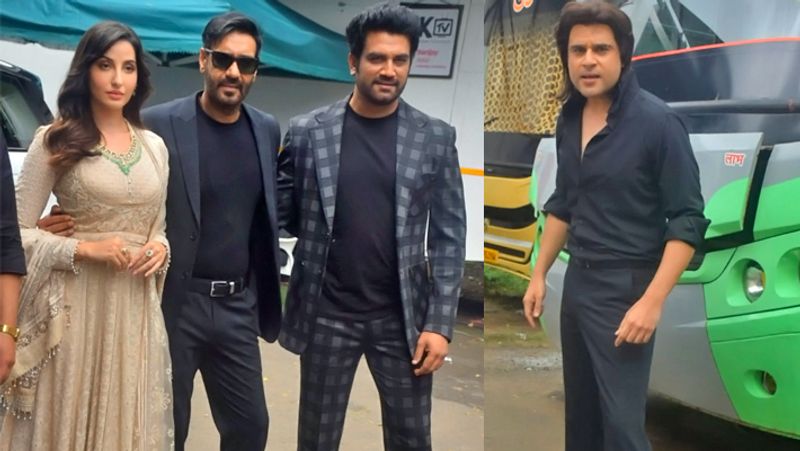 Celebs Spotted Ajay Devgn visit Kapil Sharma Show to promote his film Bhuj the pride