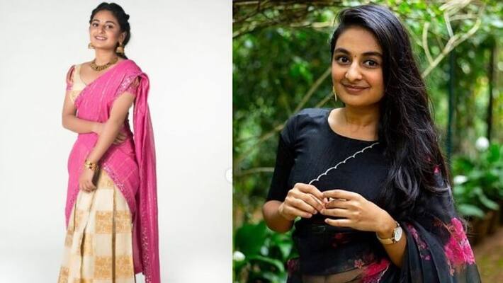artist esther anil share photo with dhavani artist esther anil share photo with dhavani