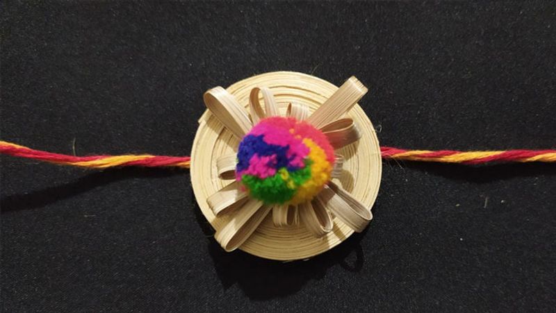 Gujarat Tribal women makes rakhis using bamboo in Rakshabandhan