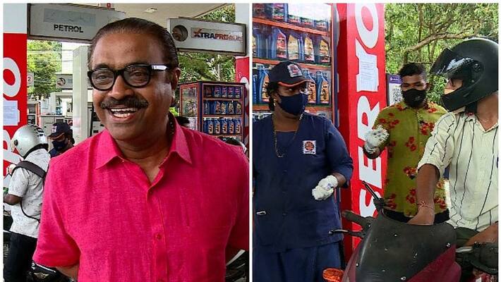 petrol free for peoples named as Sreejesh in Vattiyoorkavu petrol free for peoples named as Sreejesh in Vattiyoorkavu