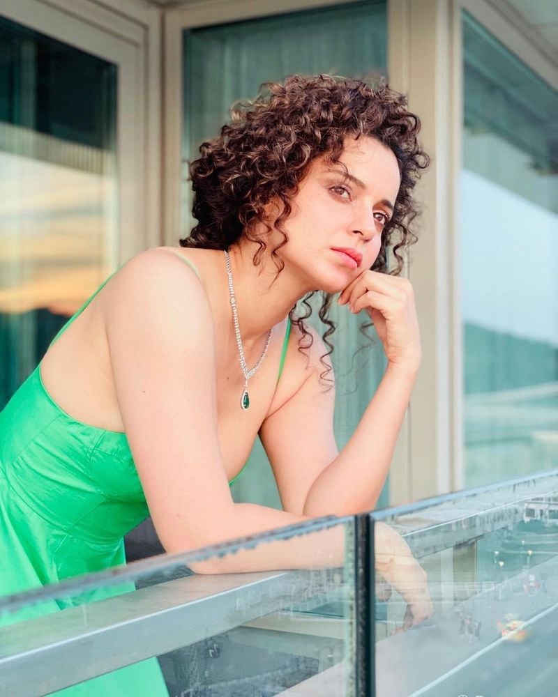 7 Kangana Ranaut's 'SUPER_HOT' pictures in low-cut dresses; lace bralette to plunging neckline; check them all RCB