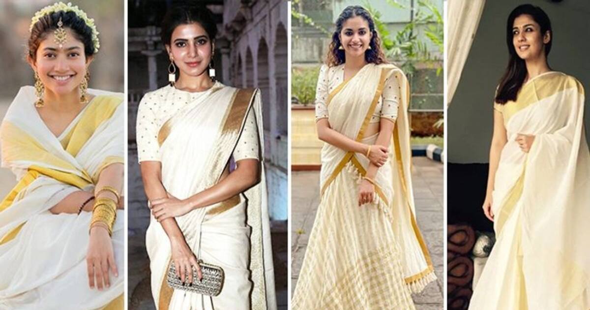 Onam special: Samantha Akkineni to Kavya Madhavan to Nayanthara; 7 South  actresses flaunt Kasavu sarees