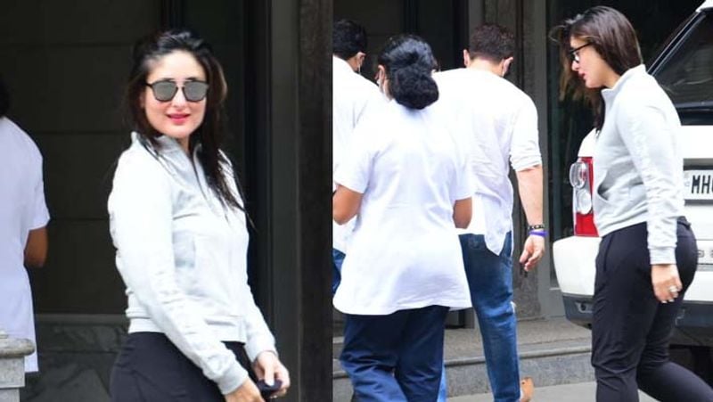 kareena kapoor and saif ali khan spotted with son jeh for first time