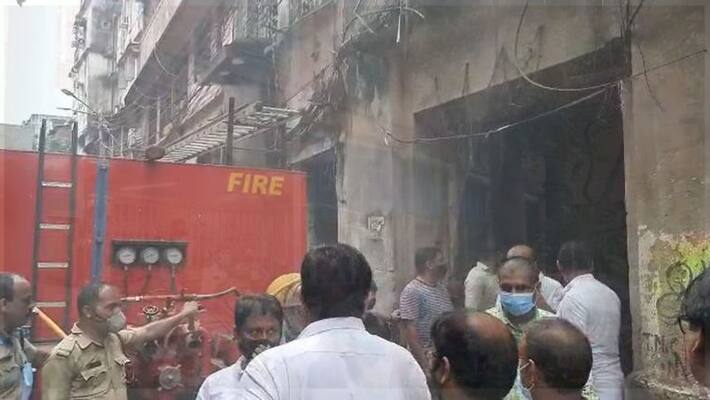 Fire at the cello tape warehouse in Bara Bazar bmm Fire at the cello tape warehouse in Bara Bazar bmm