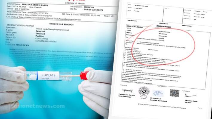 fake covid test result has given says woman fake covid test result has given says woman