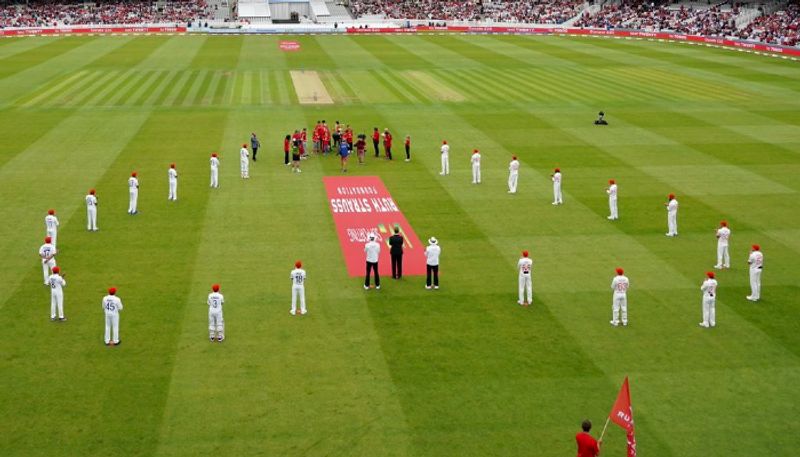 Here is the reason, why India and England team members wear red colour caps in lords test