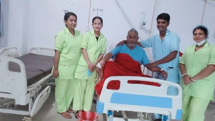 best gift of Independence Day, seriously ill ex-brigadier returned home from Hospital bpsb best gift of Independence Day, seriously ill ex-brigadier returned home from Hospital bpsb