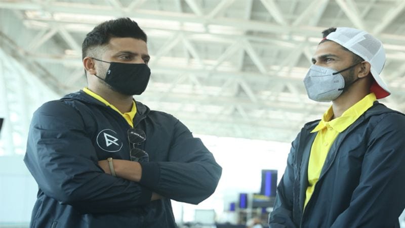 MS Dhoni And Other Teammates Reach Dubai For IPL 2021 Resumption, see pictures